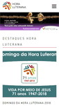 Mobile Screenshot of horaluterana.org.br